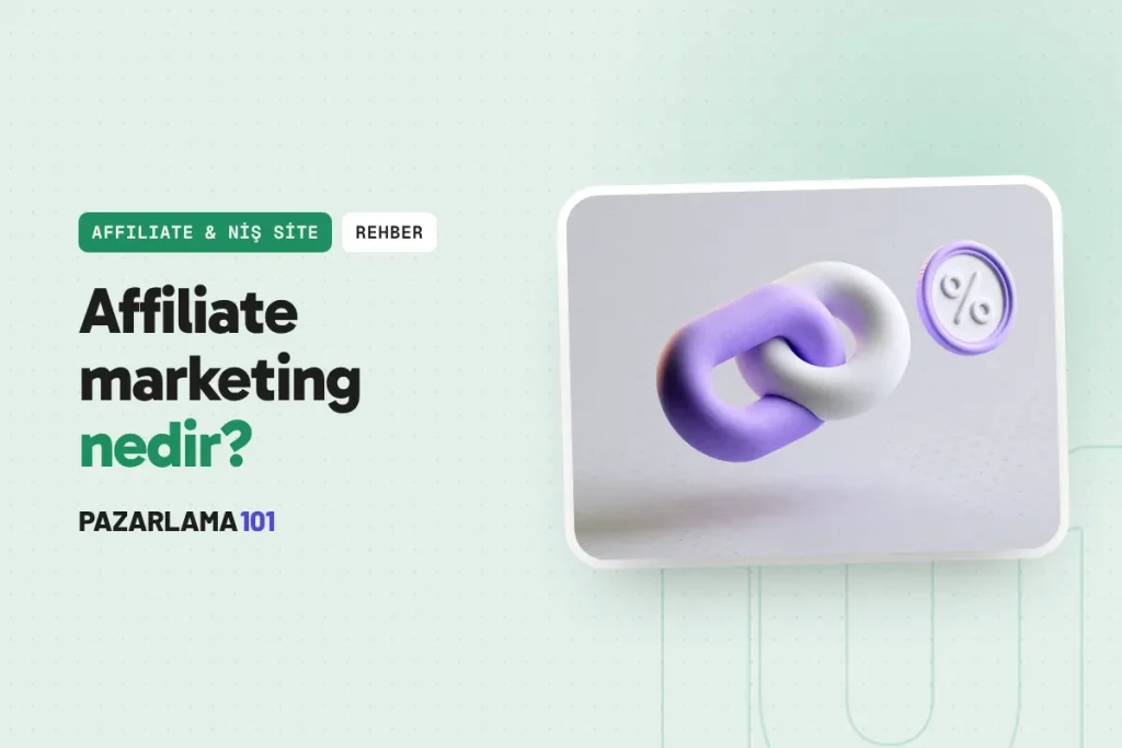 Affiliate marketing nedir? (pazarlama101 kapak görseli)
